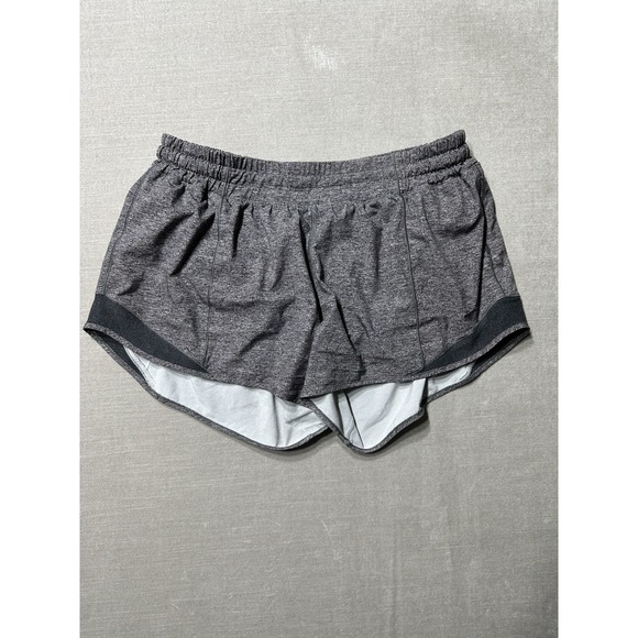 lululemon athletica Pants - Luluelmon Hotty Hot Low Rise Lined Shorts Women Size 8 Grey Athletic 3.5" Inseam